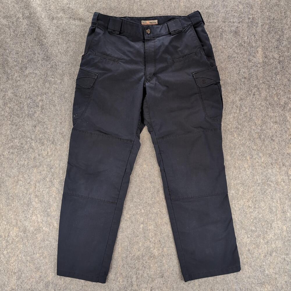 5.11 Tactical Pants Mens 44x32 Navy Blue Cargo Ripstop Workwear Utility
